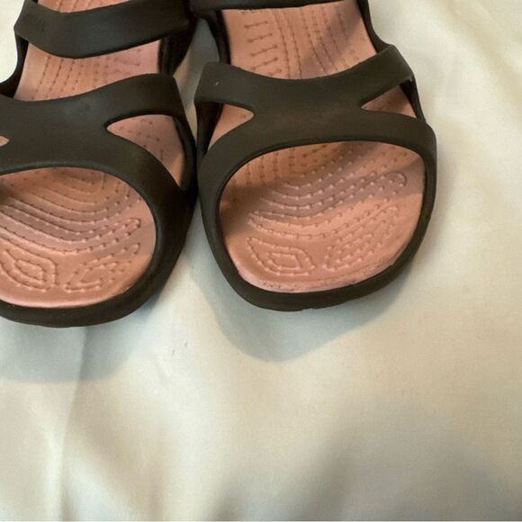 CROCS Women's Sandals in Pink and Brown - Picture 4 of 15